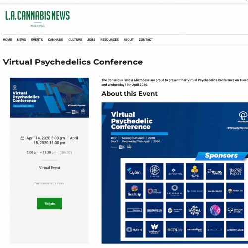 Todd Shapiro Presents at The Virtual Psychedelics Conference